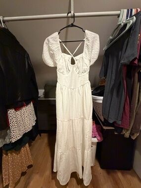 American Eagle Outfitters | Dresses | American Eagle Sunchaser Knit Tie  Shoulder Boho Maxi Dress | Poshmark